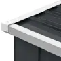 vidaXL Навес за дърва, поцинкована стомана, 330x84x152 см, антрацит, снимка 9