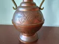 Deposee art deko. Стара медна амфора, ваза , снимка 4