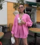 дамски памучен комплекти  удължена риза и къси панталонки , снимка 1