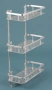 Алуминиева правоъгълна тройна етажерка R10, снимка 2