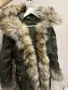 Парка от естествен косъм размер М , снимка 2