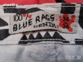 Абстрактна шарка дамски дънки Blue Rags, снимка 6