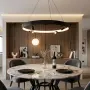 Кръгъл LED полилей с вградени спотовe Klio, снимка 3