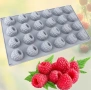 28 броя 3D малини силиконов молд шоколад лед гипс смола фондан за декорация на торта , снимка 1