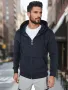 Мъжки суичър с цип и качулка, 4цвята , снимка 10