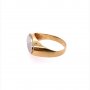 Златен мъжки пръстен 4,19гр. размер:59 14кр. проба:585 модел:13209-5, снимка 2