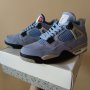 Нови Мъжки Обувки Nike Air Jordan Retro 4 UNC University Blue Сини Кецове Маратонки Размер 43, снимка 7