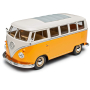 1:24 Метални колички: 1963 VOLKSWAGEN T1 BUS - Welly, снимка 1 - Колекции - 44570718