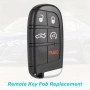 Кутийка за ключ с 5 бутона и острие за Jeep, CHRYSLER, DODGE, FIAT – смарт ключ, снимка 6