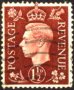 Клеймована марка Крал Джордж VI 1937 от Великобритания, снимка 1 - Филателия - 38092121