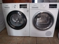 Комплект пералня и сушилня с термопомпа Сименс Siemens IQ 500 A+++ 8кг 2 години гаранция!, снимка 1