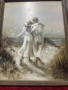 картина „Романтична разходка край брега“, снимка 3