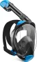 Нова Шнорхел маска – Лесно дишане, Панорамен изглед, Сгъваема, Камера стойка, снимка 1