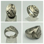 Сребърен пръстен с богинята Атина. В духа на Античността., снимка 1 - Пръстени - 36444717