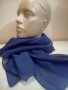 Тъмносин дамски шал, снимка 2