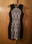 Нова вталяваща H&M рокля S-M лятна черно бяло , снимка 3