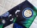 INTER MILANO НОВ MADE IN ITALY двулицев фенски шал Интер Милано 1908, снимка 2