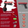 Нов детски пистолет Gel Blaster JM-X5 за външни игри: Вградена батерия и 3 хопера, снимка 6