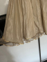 Официална къса златиста рокля размер S, снимка 3
