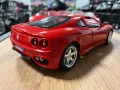 BBURAGO метална колекционерска количка FERARRI 360 MODENA 1:18,нова, снимка 3