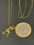 Златен Ланец синджир  с вяра надежда любов  златно ланче 14 к 585 gold zlato zlatni lanec lance, снимка 2