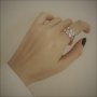 Сребърен пръстен за жени - 925 , снимка 1 - Пръстени - 31368172