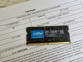 ГАРАНЦИЯ 16GB DDR5 RAM Crucial – 5600MHz (SODIMM за Лаптоп) рам памет 16гб CT16G56C46S5, снимка 1