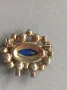 Руска старинна брошка с кристали , снимка 2