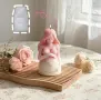 3D бременна жена силиконов молд форма свещи гипс сапун смола фондан декорация торта , снимка 2