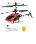 Хеликоптер, с дистанционно управление, червен, снимка 1 - Влакчета, самолети, хеликоптери - 44156568
