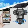 Соларна камера Lylu 4G със SIM и 4 лещи 22647 + Подарък Карта памет HIKSEMI NEO 64GB 24369, снимка 3