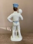 Винтидж порцеланова статуетка „Готвач с черпак“, СССР, снимка 2
