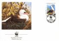 Остров Рождество 1990 - 4 броя FDC Комплектна серия - WWF, снимка 2