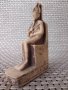 Египетска статуетка на Египетска Богиня , от камък