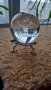 3D Прозрачен еленов орнамент в кристална топка 60 мм + стойка орнамент, снимка 7