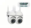 2 броя WiFi Камери за Наблюдение,Камери за видеонаблюдение. 1080P HD, Външни, Зум, Видео Сигурност, снимка 1
