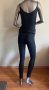 Дамски черни дънки - панталон с бродерия цветя !, снимка 8