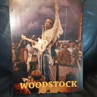  Jimi Hendrix Woodstock-Метална табела, снимка 1 - Китари - 42420035