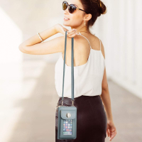 Дамска чанта портмоне за телефон, за през рамо, малка мини чанта, снимка 2 - Чанти - 44774607