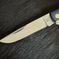 Сгъваем джобен нож RR Denim Micarta Work Knife. (RR2347), снимка 4 - Ножове - 42874550