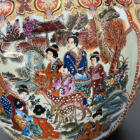Уникална китайска порцеланова кашпа. №5142, снимка 6 - Антикварни и старинни предмети - 44630315