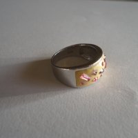 Невероятен сребърен пръстен с камъни 925, снимка 10 - Пръстени - 38766068