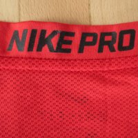 Nike Pro Compression - University Red-Black, снимка 9 - Тениски - 32181354