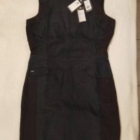 Нова рокля G-STAR Lynn Navy Slim Dress оригинал, снимка 8 - Рокли - 29593687