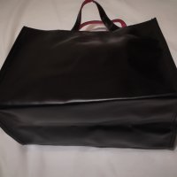 Нова дамска чанта за ръка черна с тъмно розово пакет, снимка 4 - Чанти - 37695795