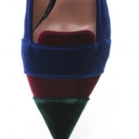 Елегантни обувки Zee Lane,кадифе , снимка 3 - Дамски обувки на ток - 31273909