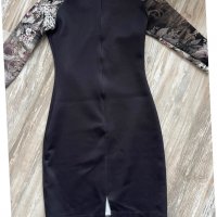 Черна къса рокля , на FEMALE  размер XS, снимка 2 - Рокли - 36857601