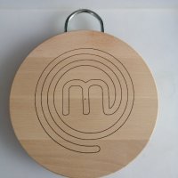 Дървена дъска за рязане с лого, снимка 3 - Аксесоари за кухня - 31429695