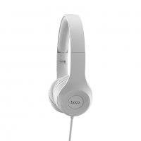 Слушалки Hoco W21 с кабел, Тип On-ear, Сгъваеми, Hi-Fi Стерео, Бели, снимка 2 - Слушалки, hands-free - 30713502