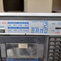 Старо радио,радиокасетофон Unitra RM 303, снимка 2 - Антикварни и старинни предмети - 36825741
